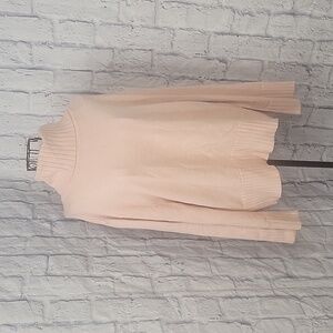 LAUNDRY‎ BY SHELLI SEGAL Oversized Pink Turtleneck Sweater XS